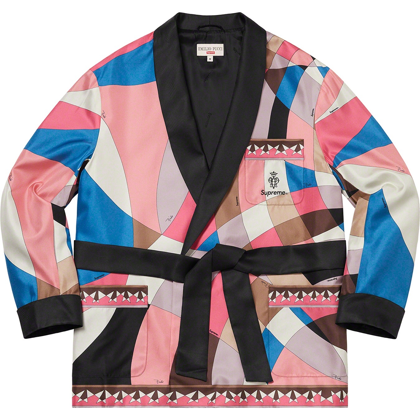 Supreme®/Emilio Pucci® Silk Smoking Jacket view 18